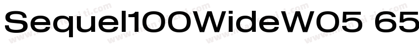 Sequel100WideW05 65 Regular字体转换